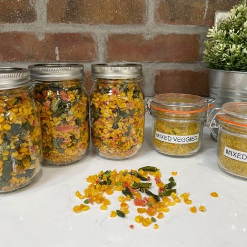 How To Dehydrate Frozen Vegetables and Make Vegetable Powder Food