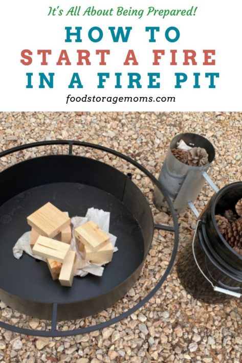How To Start A Fire In A Fire Pit