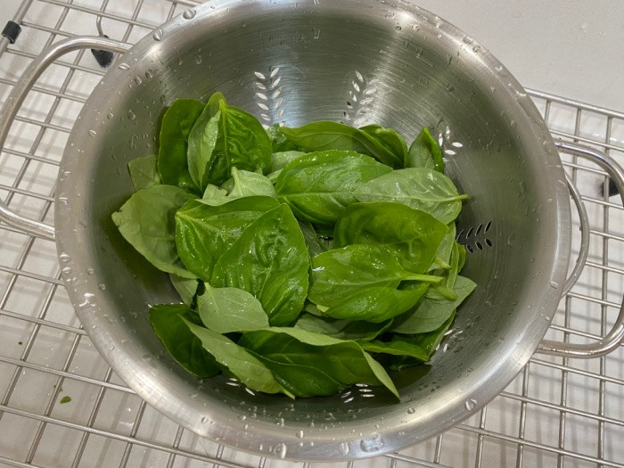 Wash the Basil