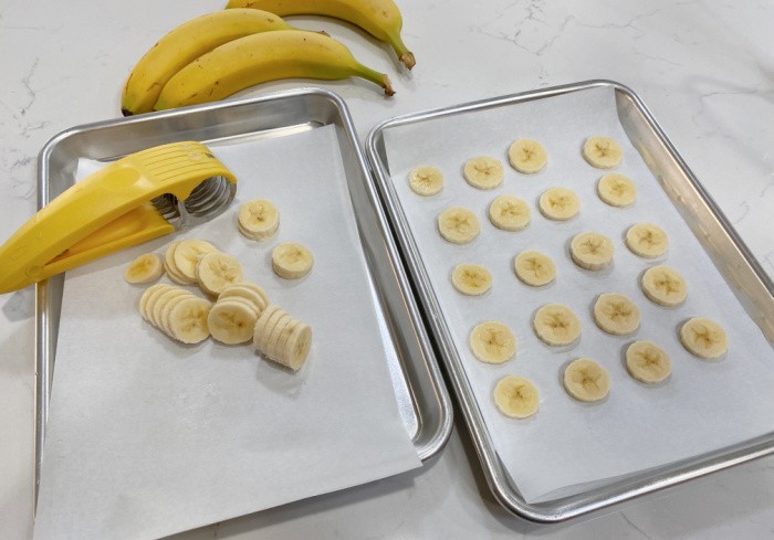 Freeze Sliced Bananas