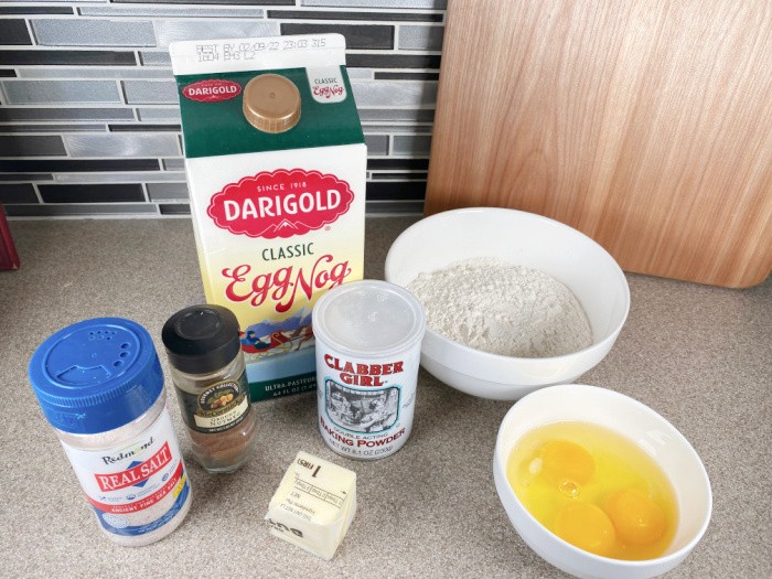 Eggnog Pancake Ingredients