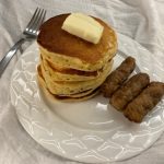 Eggnog Pancakes And Eggnog Syrup