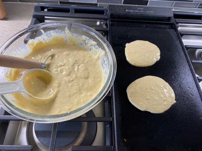 Eggnog Pancakes And Eggnog Syrup
