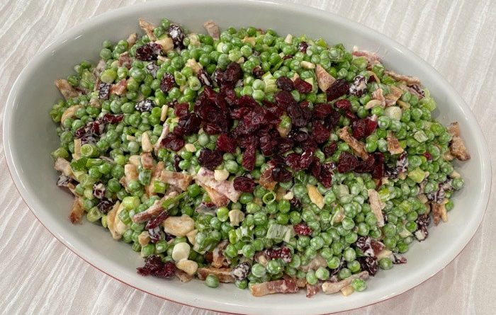 The Best Bacon Pea Salad
