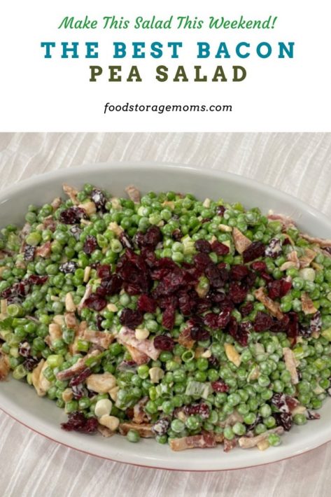 The Best Bacon Pea Salad 