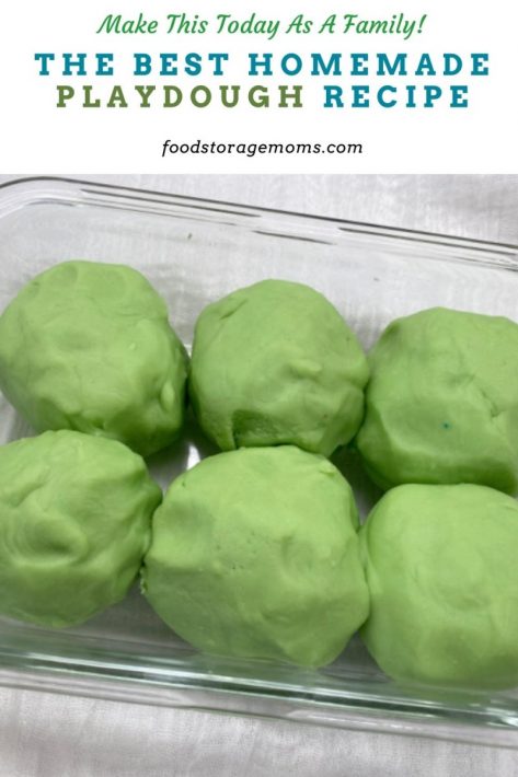 The Best Homemade Playdough Recipe