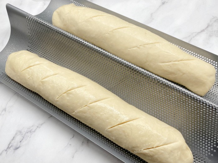 Use a Knife to make cuts in the dough