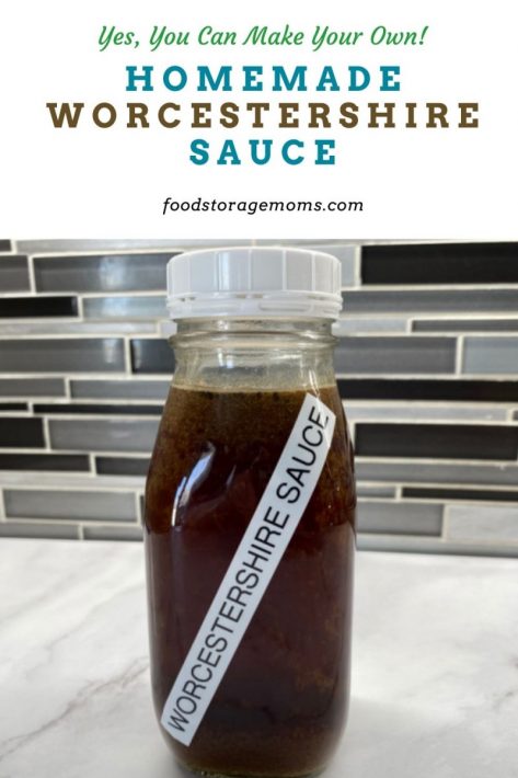 Homemade Worcestershire Sauce