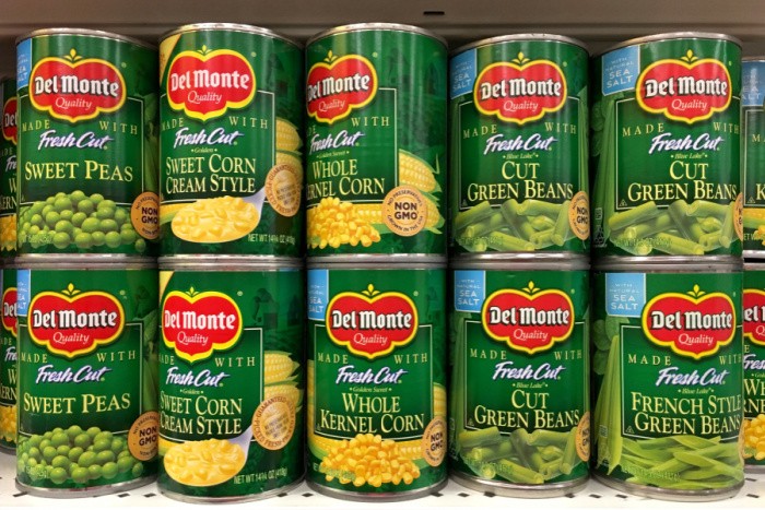 ) Cheap canned goods