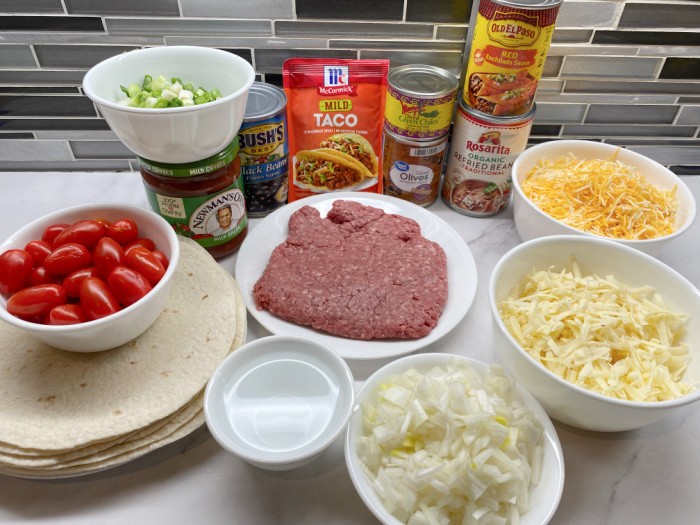 Mexican Pizza Ingredients