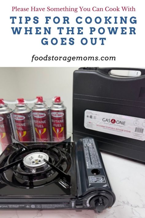 Butane Stove with Fuel