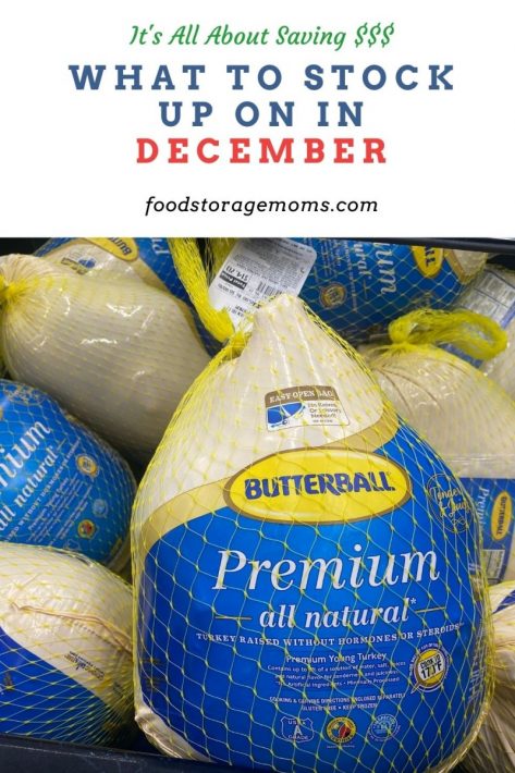 What To Stock Up On In December