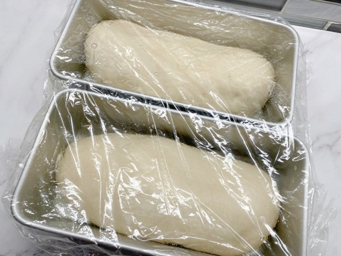 Cover The Dough With Plastic Wrap