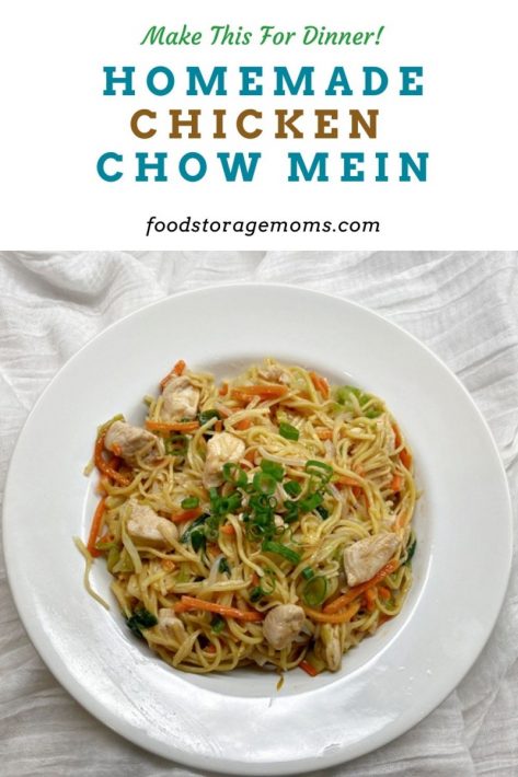 Homemade Chicken Chow Mein