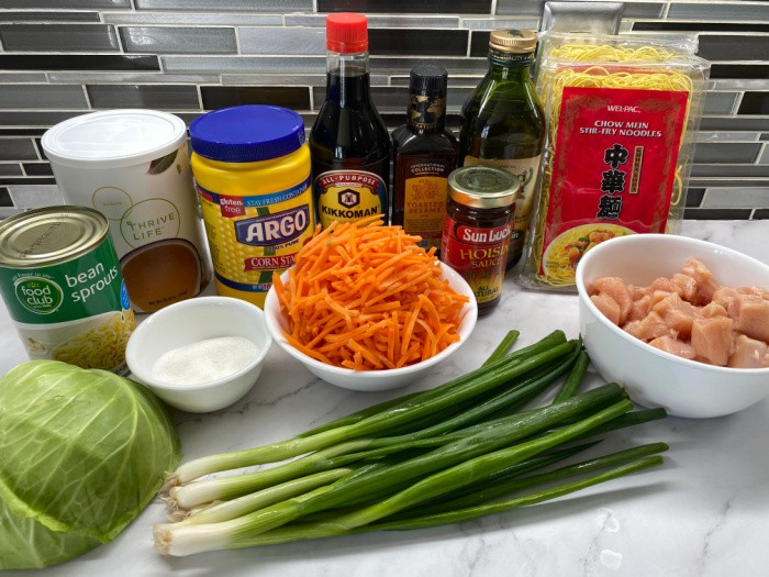 Homemade Chicken Chow Mein