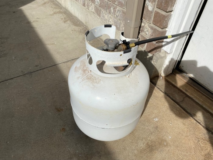 Propane Tank Outside