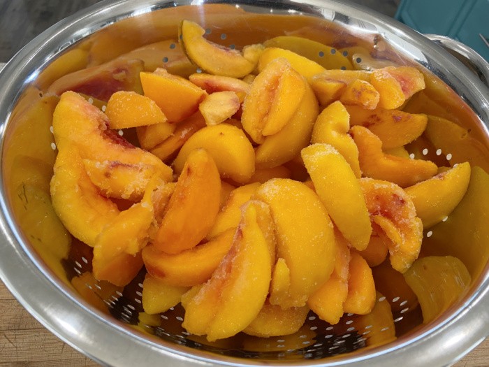 Sliced Peaches