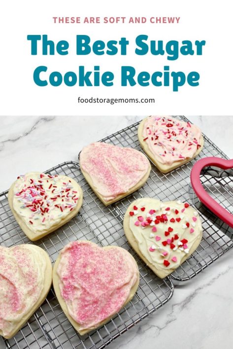 Sugar Cookies Frosted On A Rack