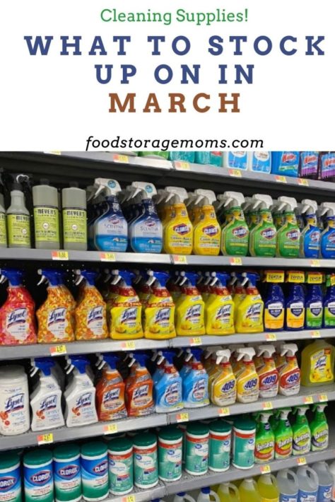 What To Stock Up On In March