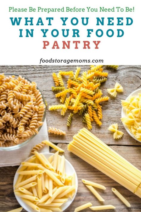 What You Need In Your Food Pantry