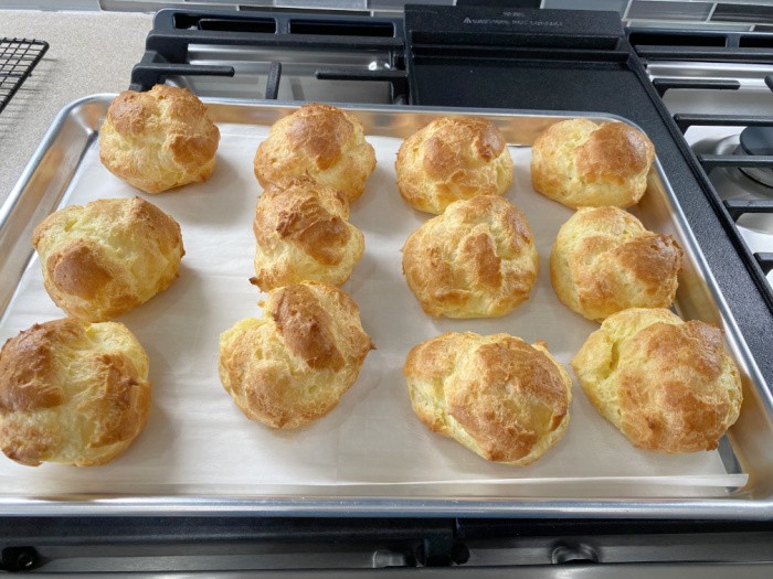 Baked Cream Puffs