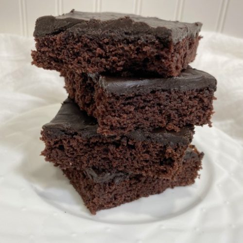 Texas Sheet Cake Made Smaller