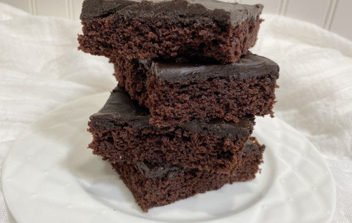 Texas Sheet Cake Made Smaller