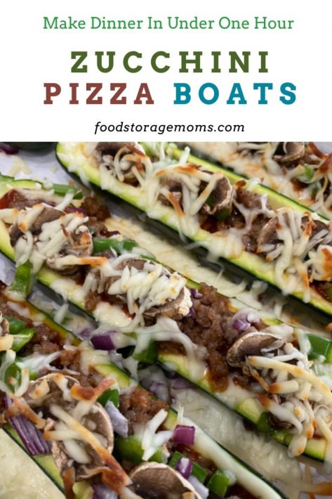Zucchini Pizza Boats 