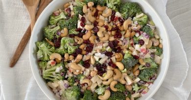 Broccoli Cashew Salad