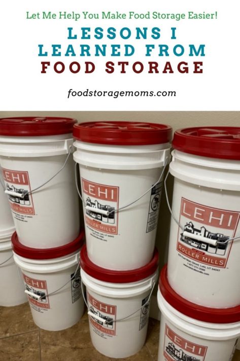 Lessons I Learned From Food Storage