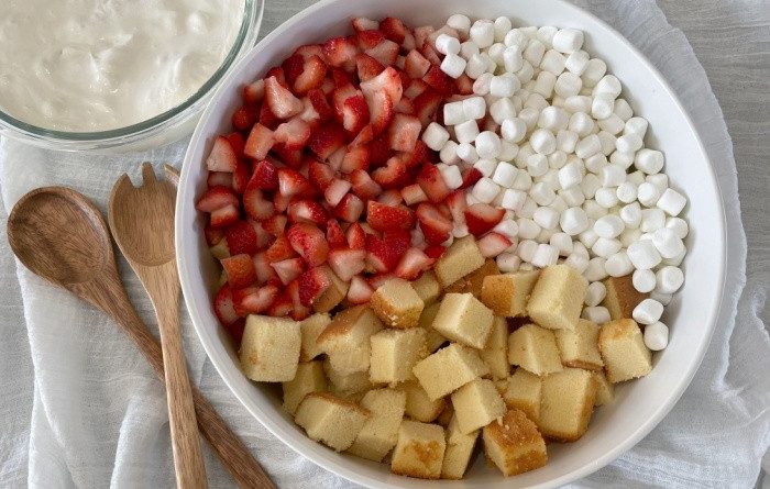 Strawberry Shortcake Salad