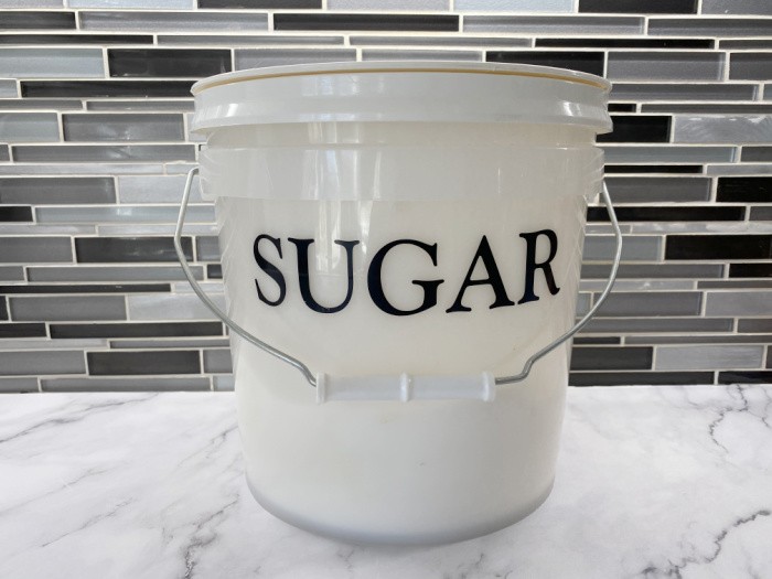 Sugar in Bucket
