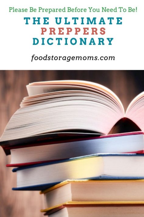 The Ultimate Preppers Dictionary