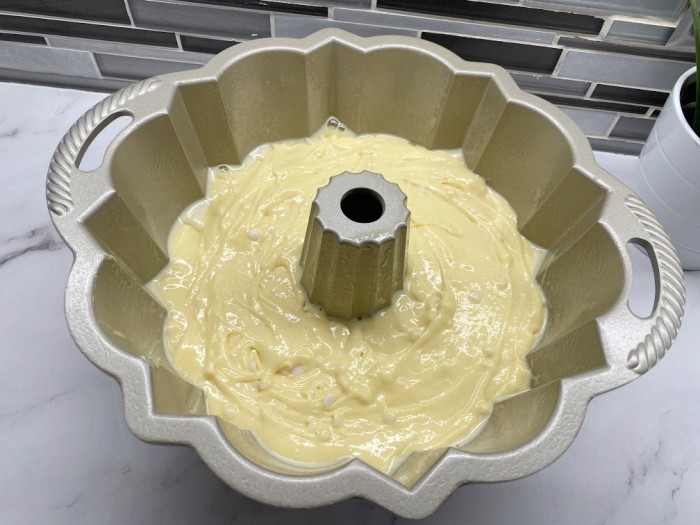 Pour into Bundt Pan