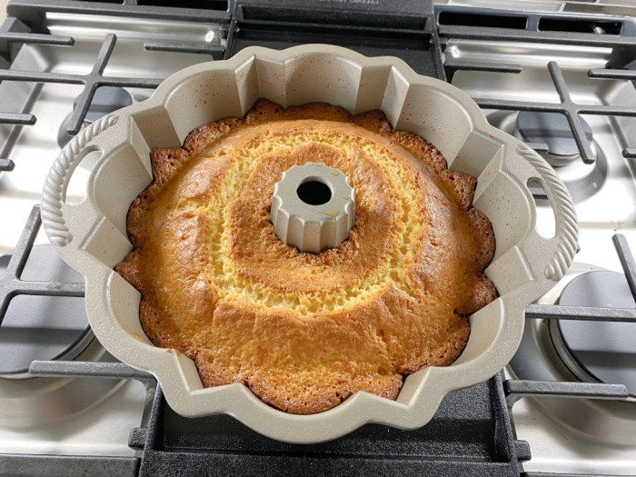 Baked Cake in Bundt Pan