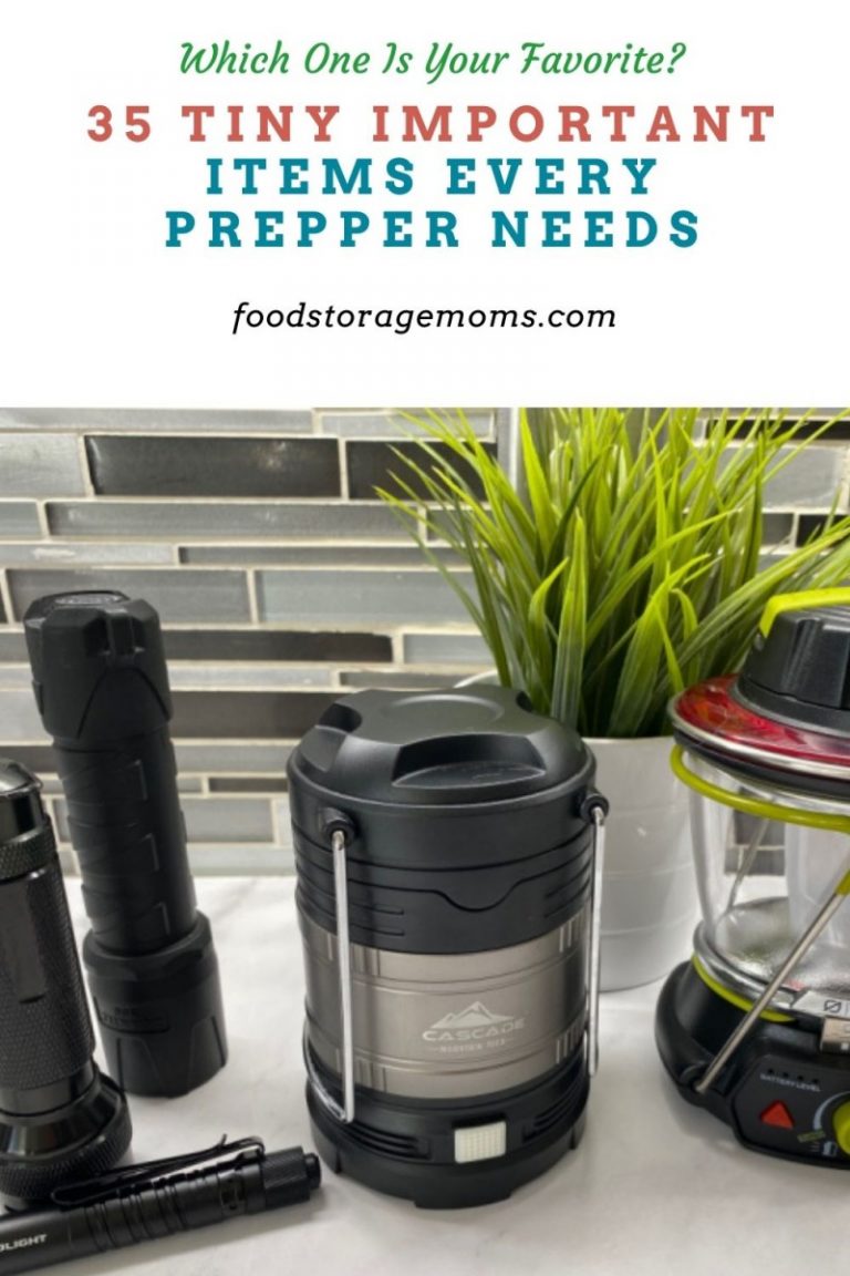 35 Tiny Important Items Every Prepper Needs Food Storage Moms