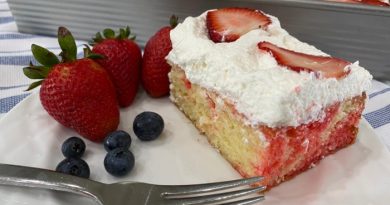 Easy To Make Strawberry Cake Recipe