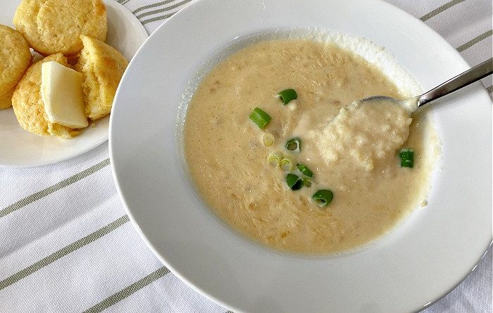 4-Ingredient Potato Soup Recipe
