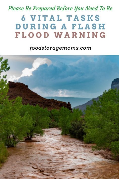 6 Vital Tasks During a Flash Flood Warning