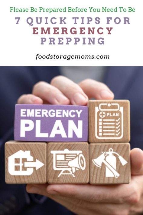 7 Quick Tips For Emergency Prepping