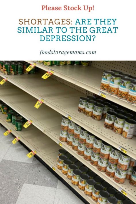 Shortages: Are They Similar to the Great Depression?
