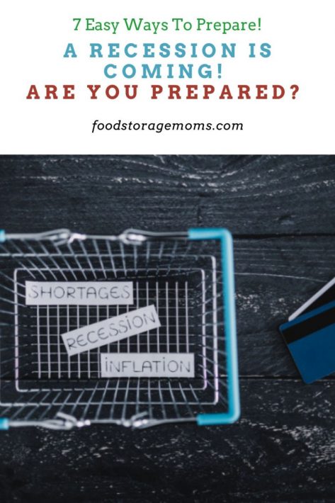 A Recession is Coming! Are You Prepared? 7 Easy Ways to Prepare