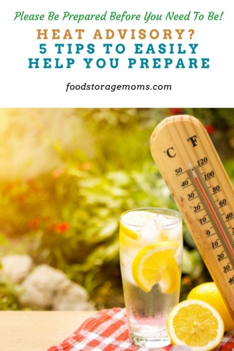 Heat Advisory? 5 Tips to Easily Help You Prepare