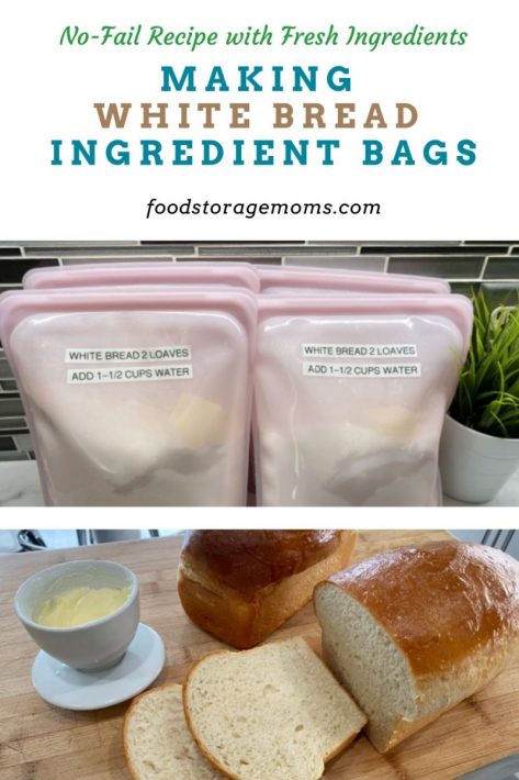 Making White Bread Ingredient Bags