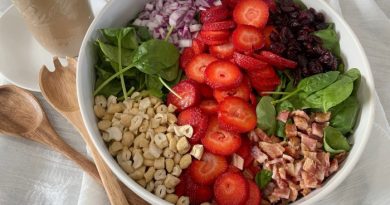 Strawberry Spinach Salad