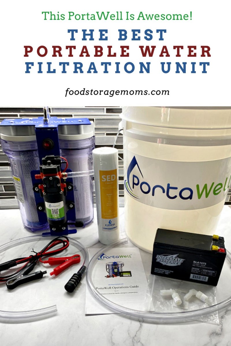 The Best Portable Water Filtration Unit Food Storage Moms