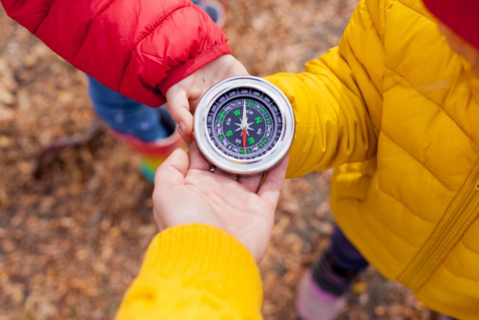 Toddlers with Compass