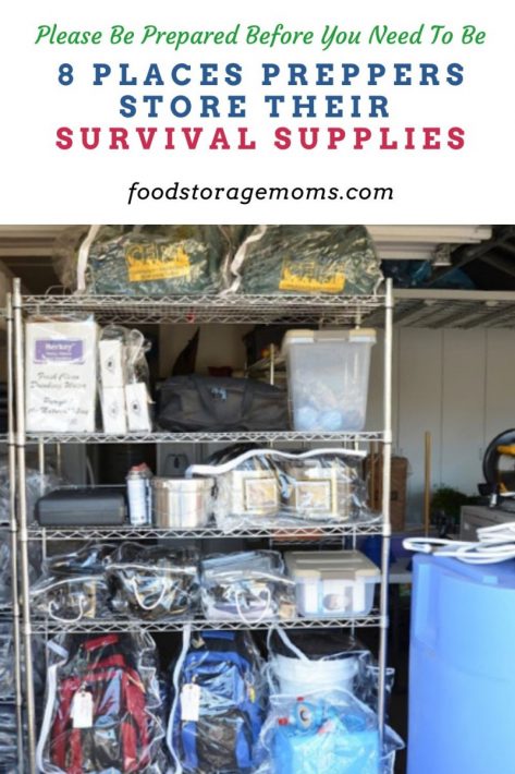 8 Places Preppers Store their Survival Supplies