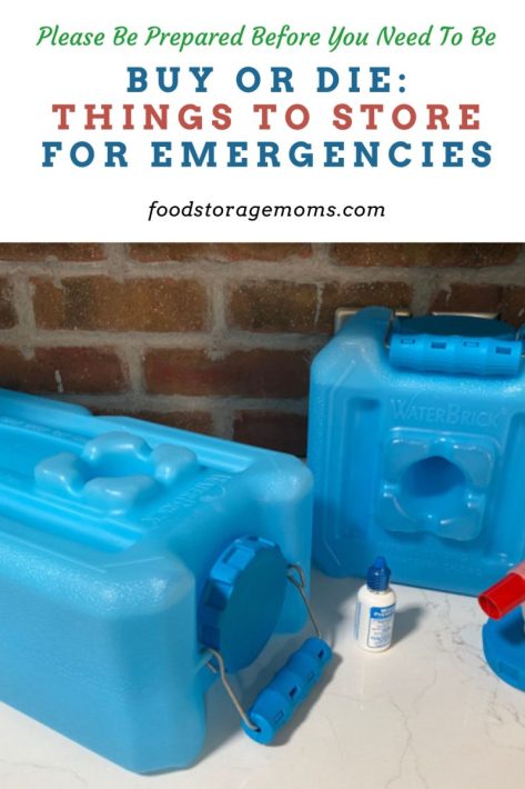 Things to Store for Emergencies