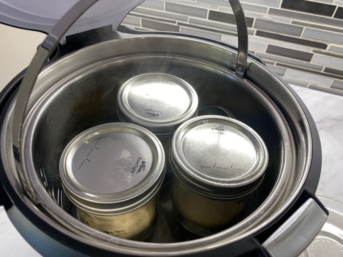 Place the Hot Jars in the Thermal Cooker